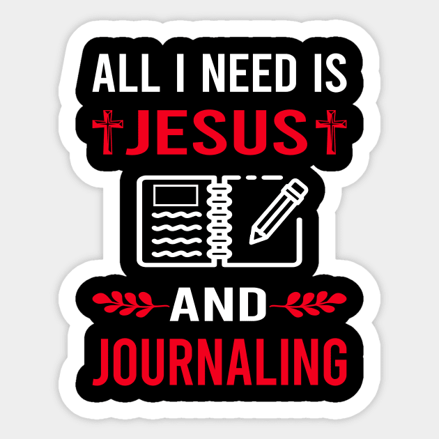 I Need Jesus And Journaling Sticker by Good Day